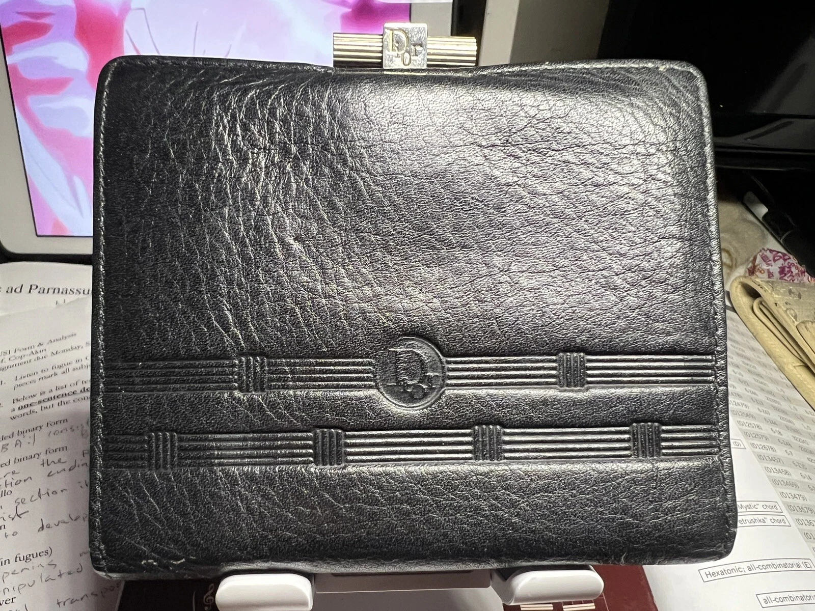 Vintage Dior Bifold With Coin Purse Wallet