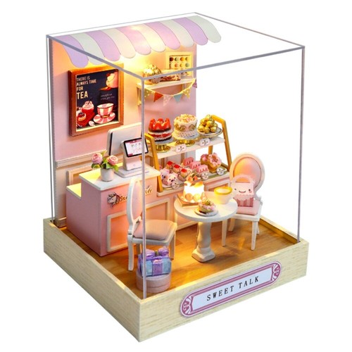 Assemble Doll House DIY Furniture Box Gift Miniature Dollhouses Kit Children - Picture 13 of 14