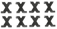 8X TüRhaken Edelstahl | TüR Kleiderhaken Garderobe KleiderbüGel Garderobenhaken