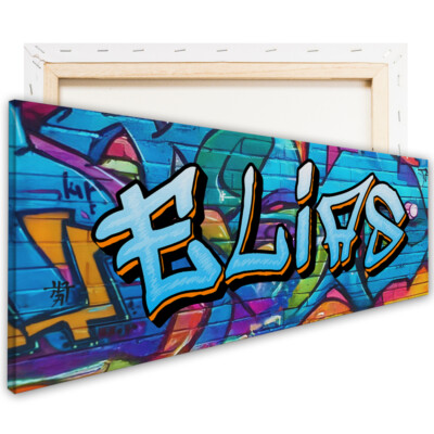 PG2 PG2 Wandbild Graffiti mit Namen leinwandbild Graffiti Name Graffiti Bilder