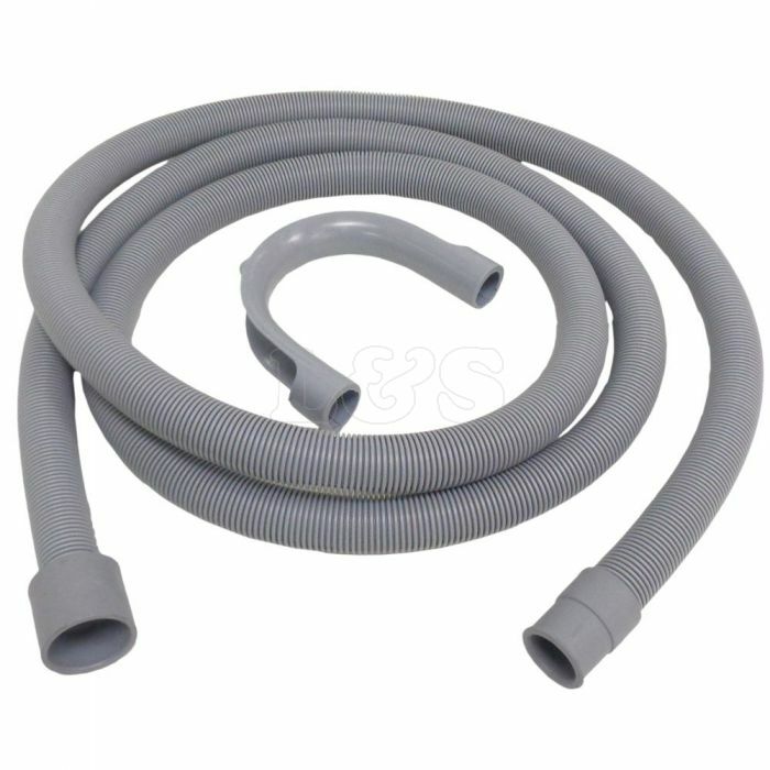 Washing Machine Drain Hose 2.5m(8') 22/29mm Straight End Fittings fits most Dome