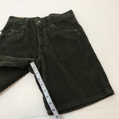 NWT VTG Levis 565 Corduroy Wide Leg Short Boys Sz 10 Regular Fit USA Made - Picture 10 of 12