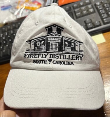 Firefly Distillery Sweet Tea Vodka South Carolina White Baseball Cap Hat #TP