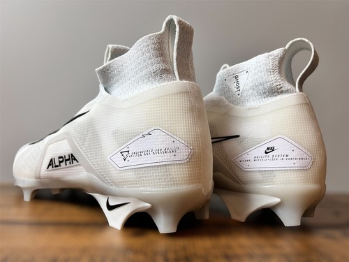 Botines de fútbol para hombre Nike Alpha Menace Elite 3 talla 9 blanco platino CT6648-109 - Imagen 11 de 12