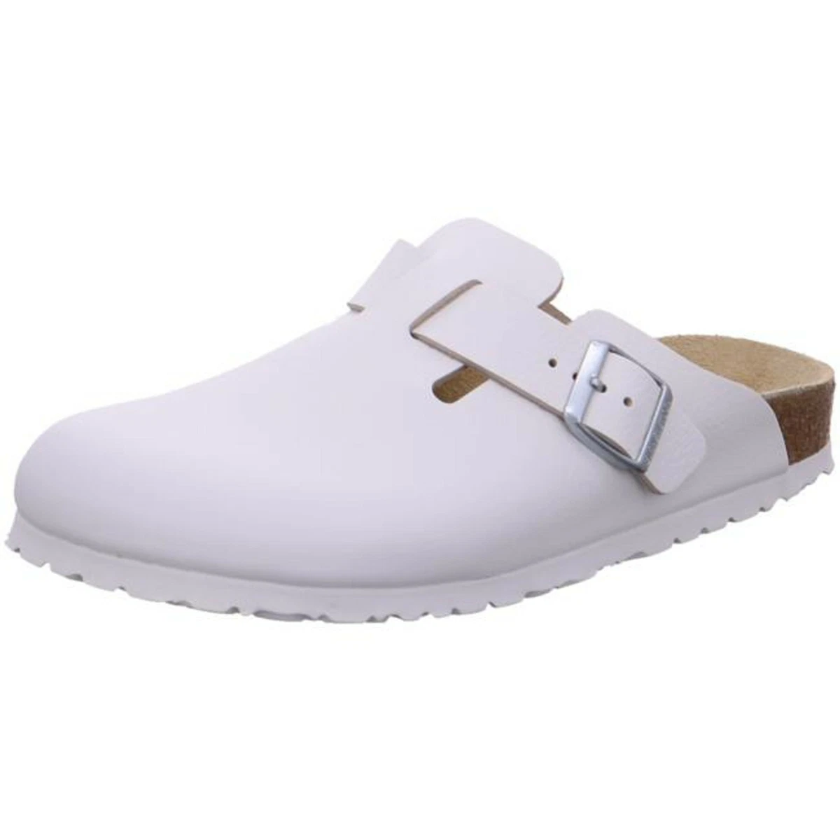 White leather sales birkenstock boston