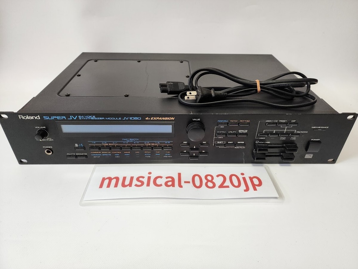 Roland JV-1080 Voice Synthesizer Rack Sound Module | eBay Roland JV-1080 Voice Synthesizer Rack Sound Module | eBay