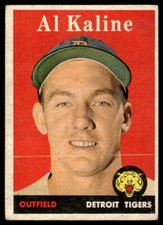 1958 Topps 70a Al Kaline Detroit Tigers EX HOF SHARP