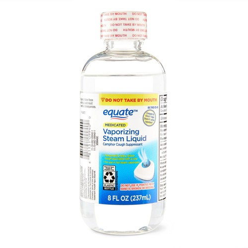 Equate Medicated Vaporizing Steam Liquid for Allergy Relief 8 fl oz - Picture 2 of 7