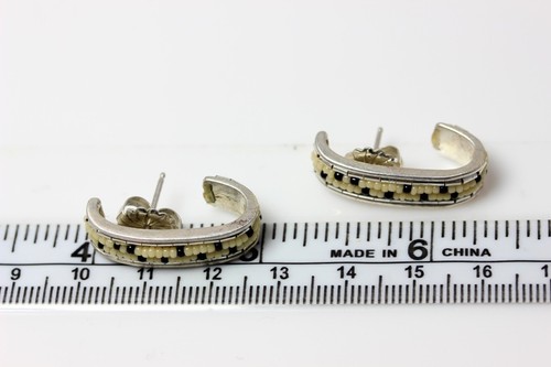 2 pares de pendientes de plata de ley con cuentas kmh y cuentas enjauladas - 2312 - Imagen 7 de 7