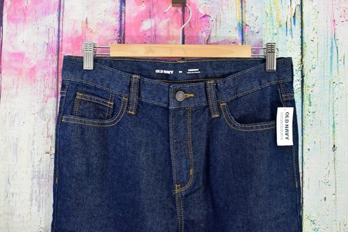 Youth Boys Old Navy Skinny Non-Stretch Jeans Built In Tough Size 18 Rinse Pants - Picture 3 of 9