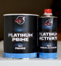 Platinum Prime 4:1 2K Urethane high Build Primer & Sealer GALLON Kit w/Hardener!