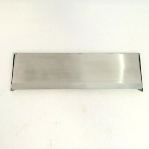 Solid Satin Chrome Victorian Sprung Letter Plate - Internal Flap Tidy Cover - Picture 11 of 11