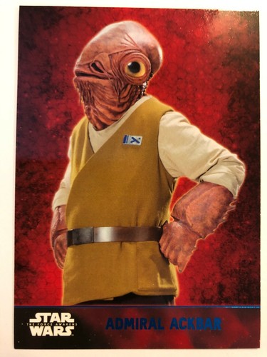2015 Topps Star Wars: Il risveglio della forza serie 1 SINGOLI BLU *Scegli uno* - Foto 5 di 102