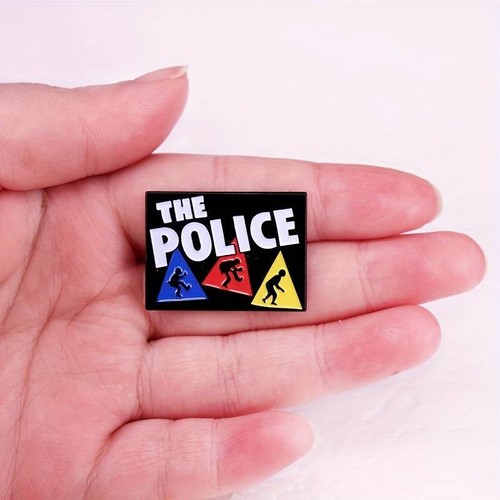 Pin's The Police - Icône Rock pour Sac & Veste - Picture 2 of 5