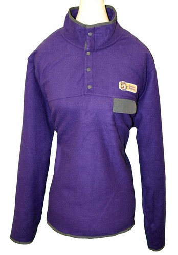NCAA JMU James Madison University Women's Polar Fleece 1/4 Snap Mock Neck Sweats - Picture 2 of 7