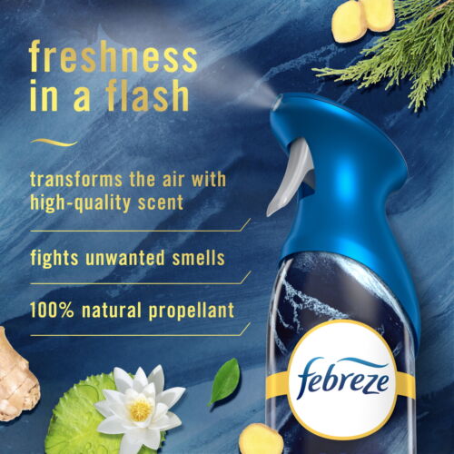 Air Freshener Spray, Odor-Fighting Room Spray, Ocean, 8.8oz, 2 Count - Picture 2 of 12