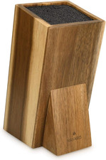 Ceppo Portacoltelli Universale Legno Acacia - Contenitore Porta Coltelli - Inter