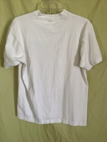 Vintage Single Stitch E Sport White T Shirt Size Large - Bild 10 von 17