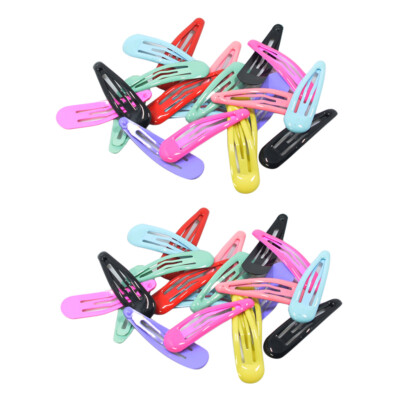 6x 20x High Quality DIY Girls Ribbon Covered Alligator Hair Clips Hairpins