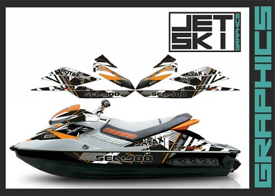Sea-Doo PWC Jetski Vinyl Decal Sticker - 9" Size For Car, Truck, Boat, Cooler