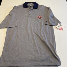 Vintage Russell Athletic Auburn Polo Shirt M NWT New Made In The USA Tags