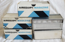 Vintage Lot of 5 Airequipt Slide Aluminum Holds 36 2x2 Slides Magazines
