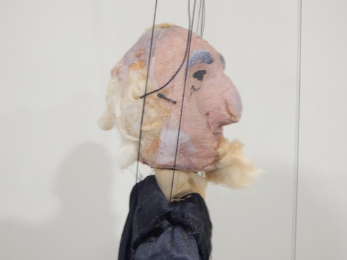 Pupazzi marionette vintage vecchio e vecchia signora 18 e 20" - Foto 17 di 24