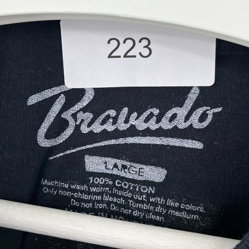 Bravado Tupac Shakur Print Short Sleeve T-Shirt Black Men's Large Rap Tee 1971 - Imagen 4 de 6