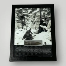 WWII Battle of the Bulge Bastogne Ardennes 1944-45 Military Gift Display COA