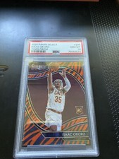2020 Panini Select Isaac Okoro Tiger Prizm PSA 10 RARE