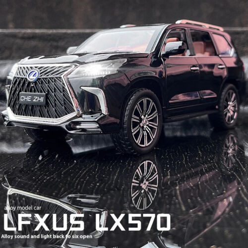 1:24 Lexus LX570 Diecast SUV, Model - Alloy Off-Road Car, Desktop Ornament, Gift - Picture 3 of 23