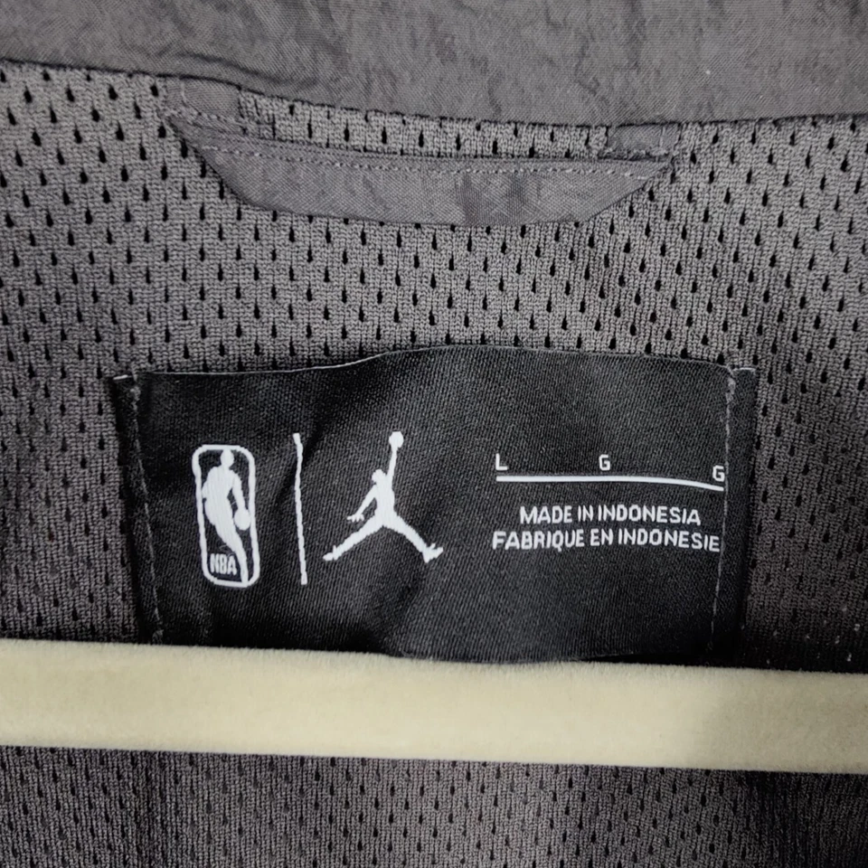 Nike Jordan Phoenix Suns Mens Large Gray/Brown Full Zip Jacket Jumpman - Image 4 of 4