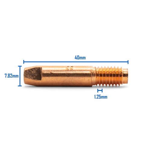 ESAB Style MIG Contact Tips 0.9mm x M8 - 10 Pack - 153-502-001 - Picture 7 of 8
