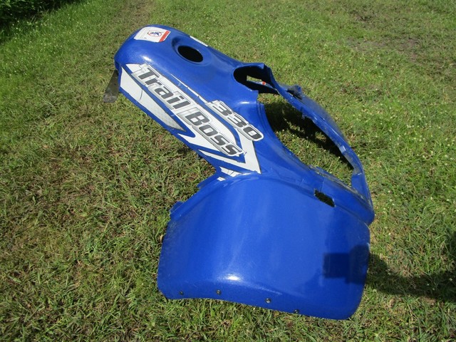 BLUE FRONT FENDERS! 02-04 polaris trail boss 330 sportsman 600 700 body