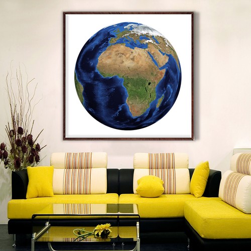 Solar System Earth Canvas Poster Unframed Picture Living Room Home Wall Decor - Picture 9 of 17
