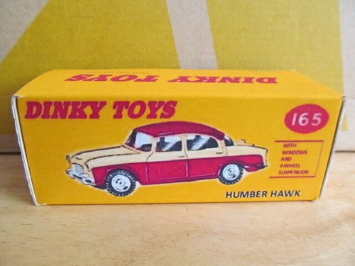 REPRODUCTION DINKY HUMBER HAWK BOX - BOX ONLY - Picture 2 of 2