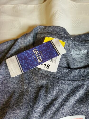 Camicia Wisconsin Badgers da uomo grande grigia manica corta ingranaggio termico sotto armatura - Foto 4 di 7