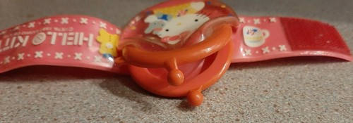 Raro Vintage Sanrio Hello Kitty Monedero Pulsera 1987 Banda Pulsera Japón - Imagen 6 de 9