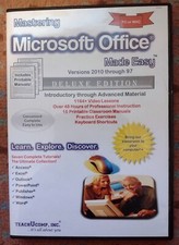 Mastering Microsoft Office Made Easy DVD Deluxe Ed. Versions 2010 - 1997