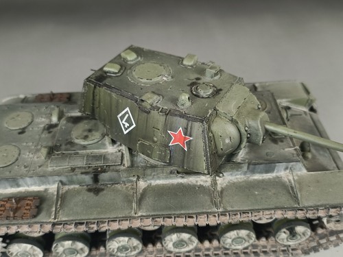 1/35 Built WWII Soviet Russia Red Army KV-1 Mod.1942 Heavy Tank Model - Picture 15 of 18