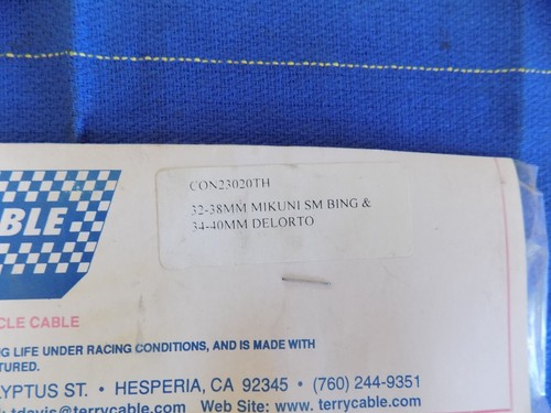 TerryCable Throttle Cable CON23020TH 34-40 Delorto, 32-38 Mikuni SM Bing - Picture 3 of 3