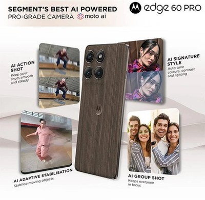MOTOROLA Edge 60 Pro 5G (Walnut, 512GB 16GB RAM)- Global Version