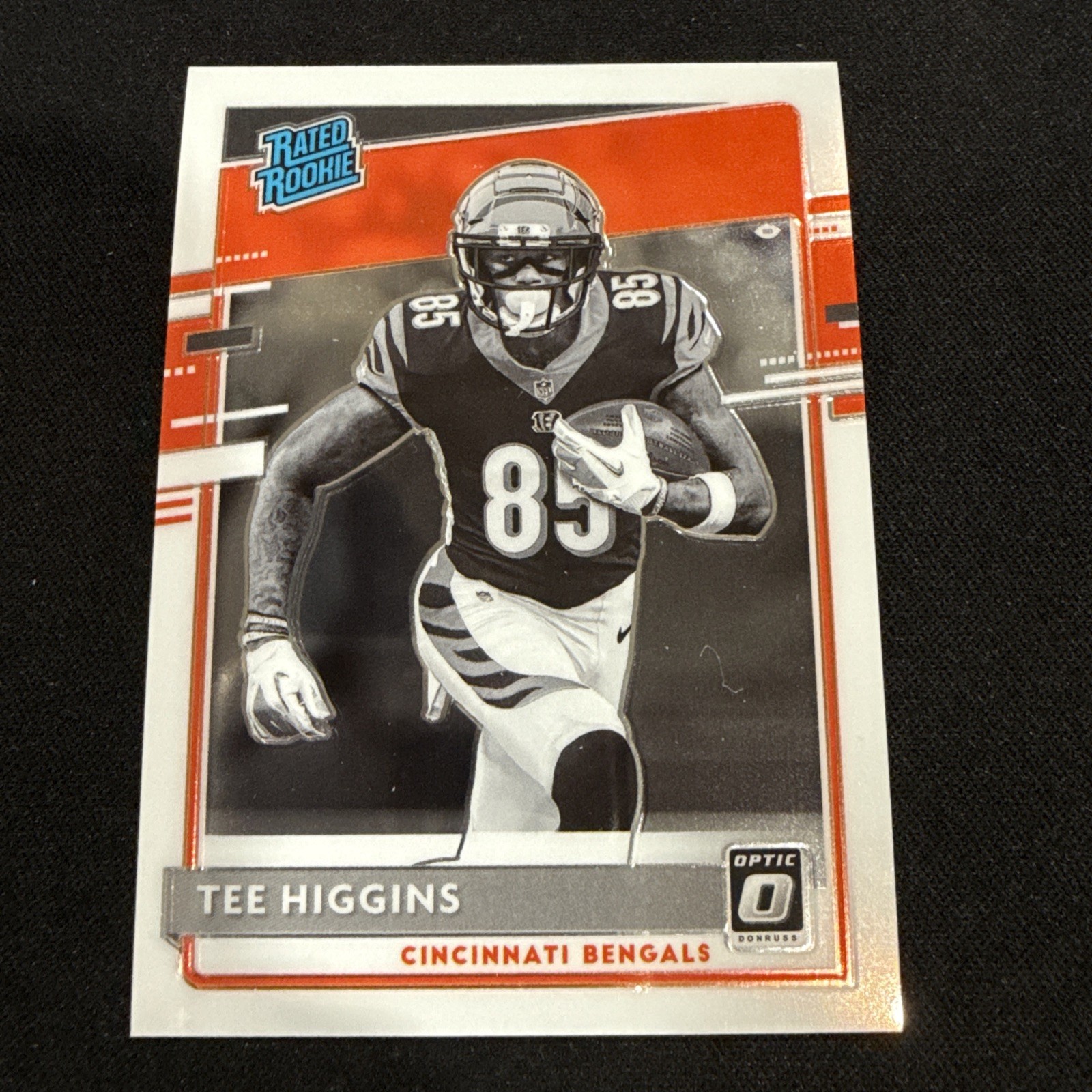 Tee Higgins Rated Rookie Negative 2020 Donruss Optic #310 F243