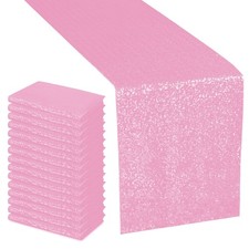 Glitter Sequin Table Runner 11" x 108" Sparkly Wedding Christmas Party Decor