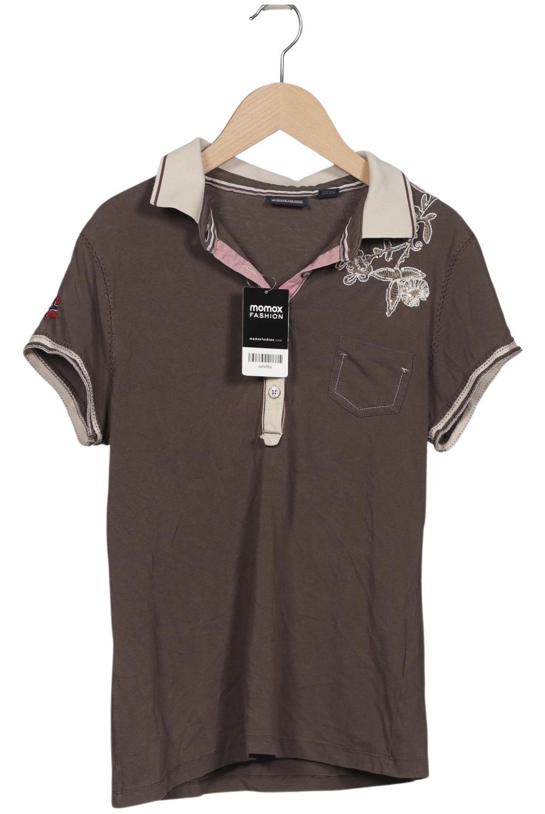 Napapijri T-Shirt Damen Shirt Kurzärmliges Oberteil Gr. S Baumwolle ... #igerdja