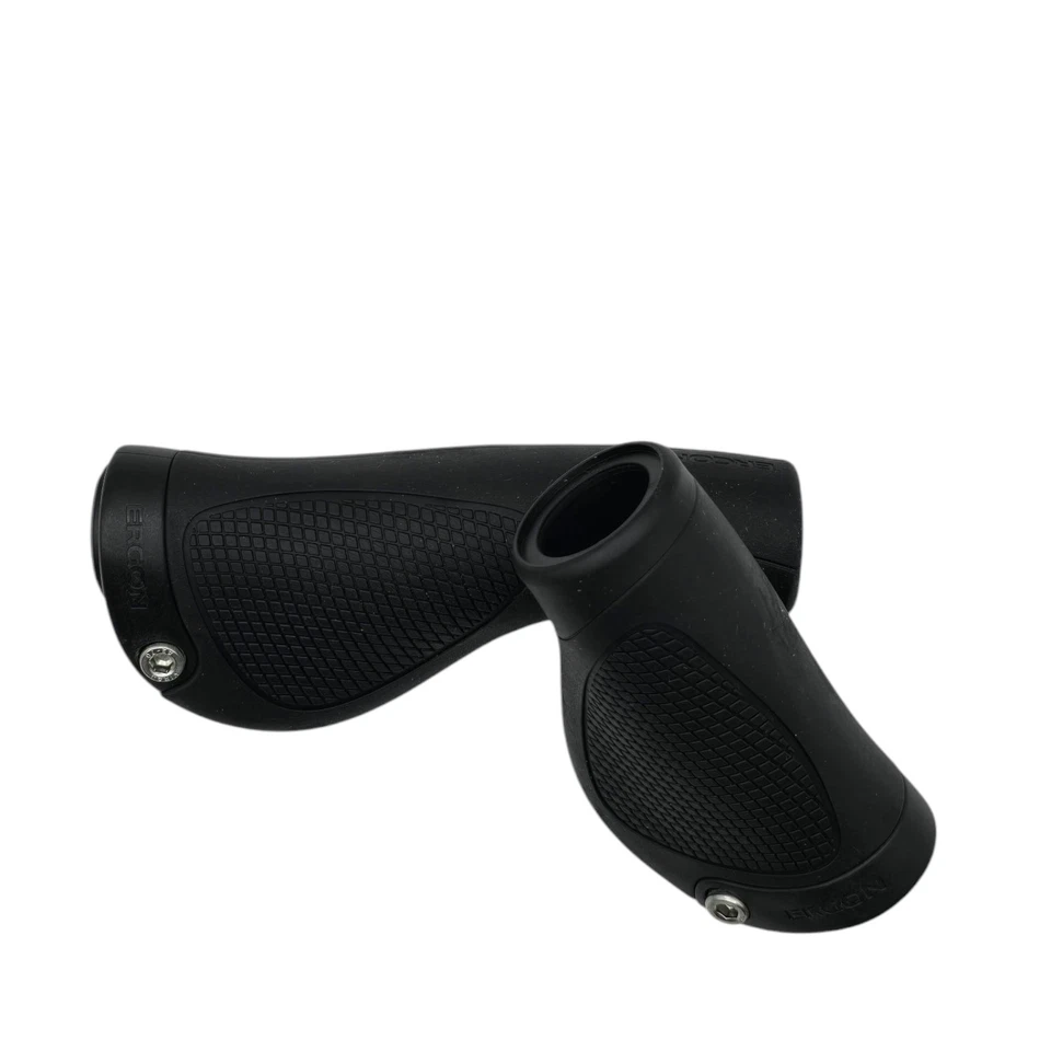 Ergon Fahrradgriffe GP1 / GP10 ergonomische Lenkergriffe Größe L schwarz 130/95 - Bild 3 von 4