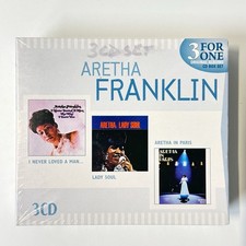 Aretha Franklin CD Albums Bundle I Never loved A Man, Lady Soul Aretha In Paris