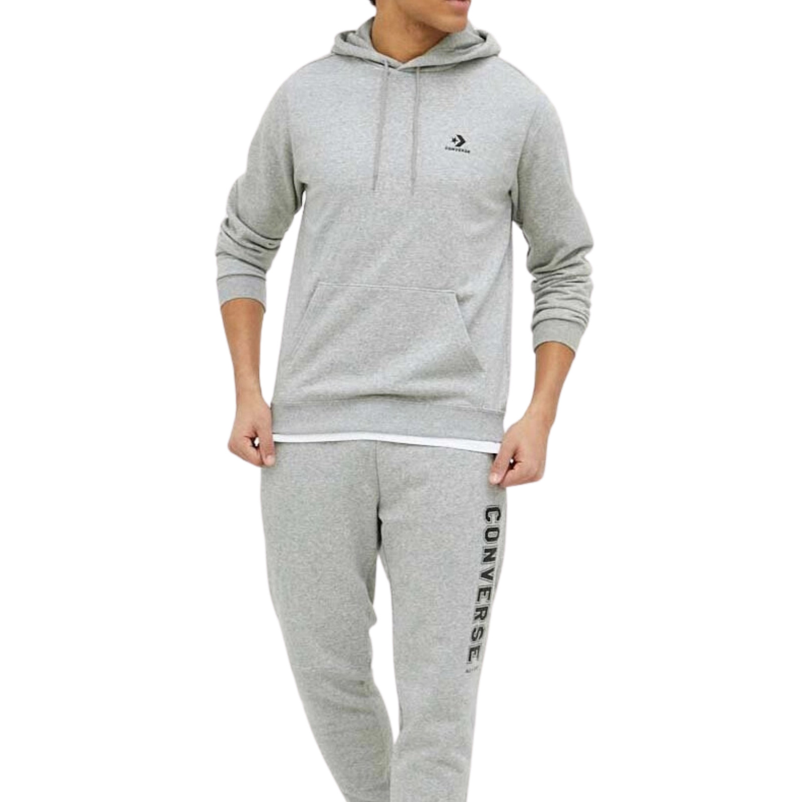 Кроссовки Converse Felpa con Cappuccio с вышитым звездным шевроном Grigia Codice 100 10190₽