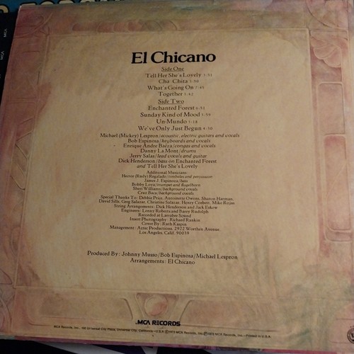 EL CHICANO LP Self Titled MCA-312 Latin Rock Beats Vinyl NM- - Picture 3 of 4