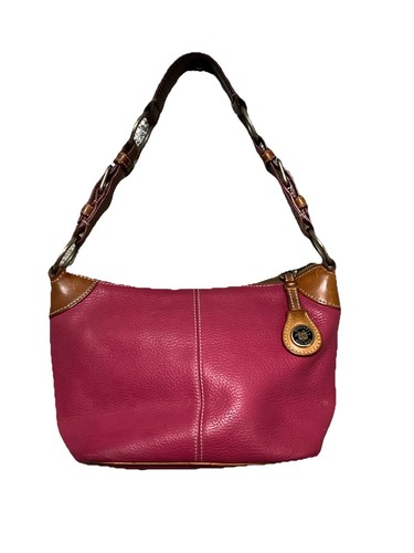 Dooney & Bourke Handtasche Rosa Camel Allwetter Leder Portemonnaie